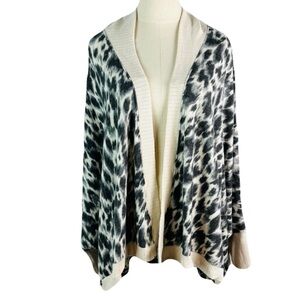 Ces Femme poncho style open cardigan